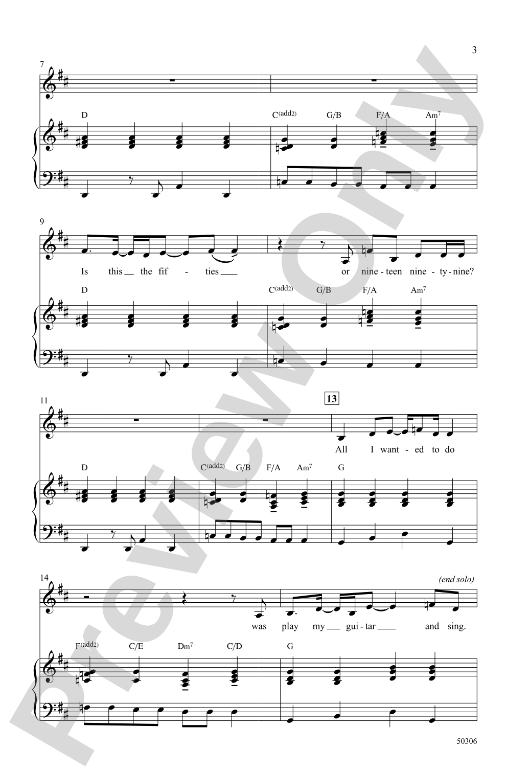 Back in Time: SAB Choral Octavo