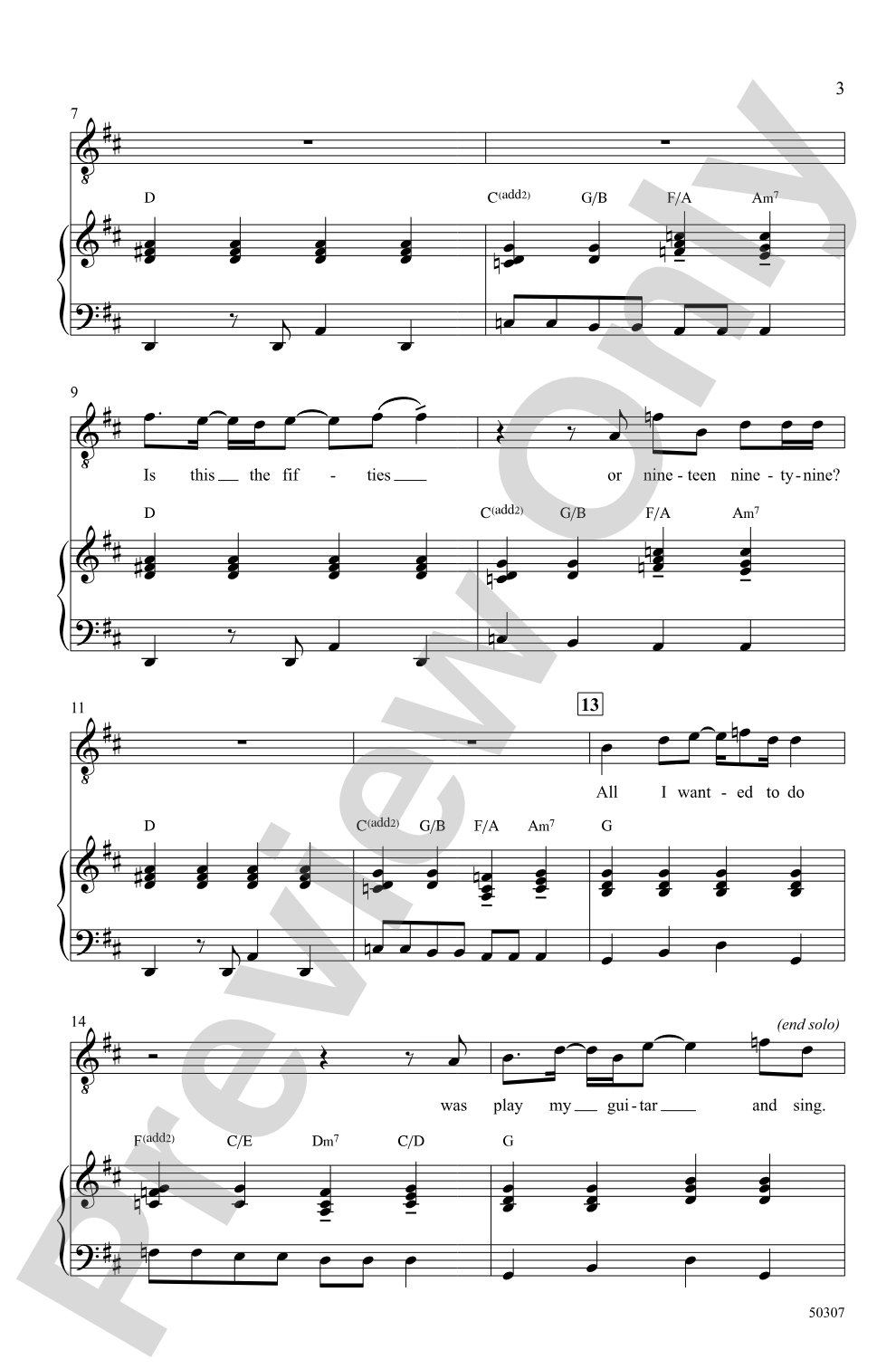 Back in Time: TTB Choral Octavo