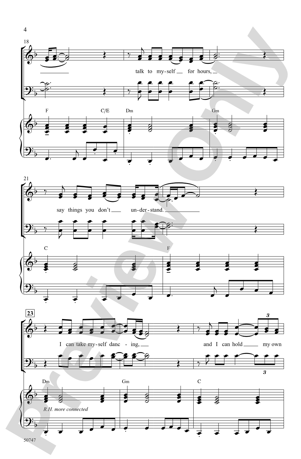 Flowers: SATB Choral Octavo