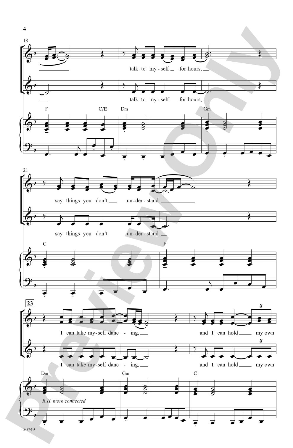 Flowers: SSA Choral Octavo