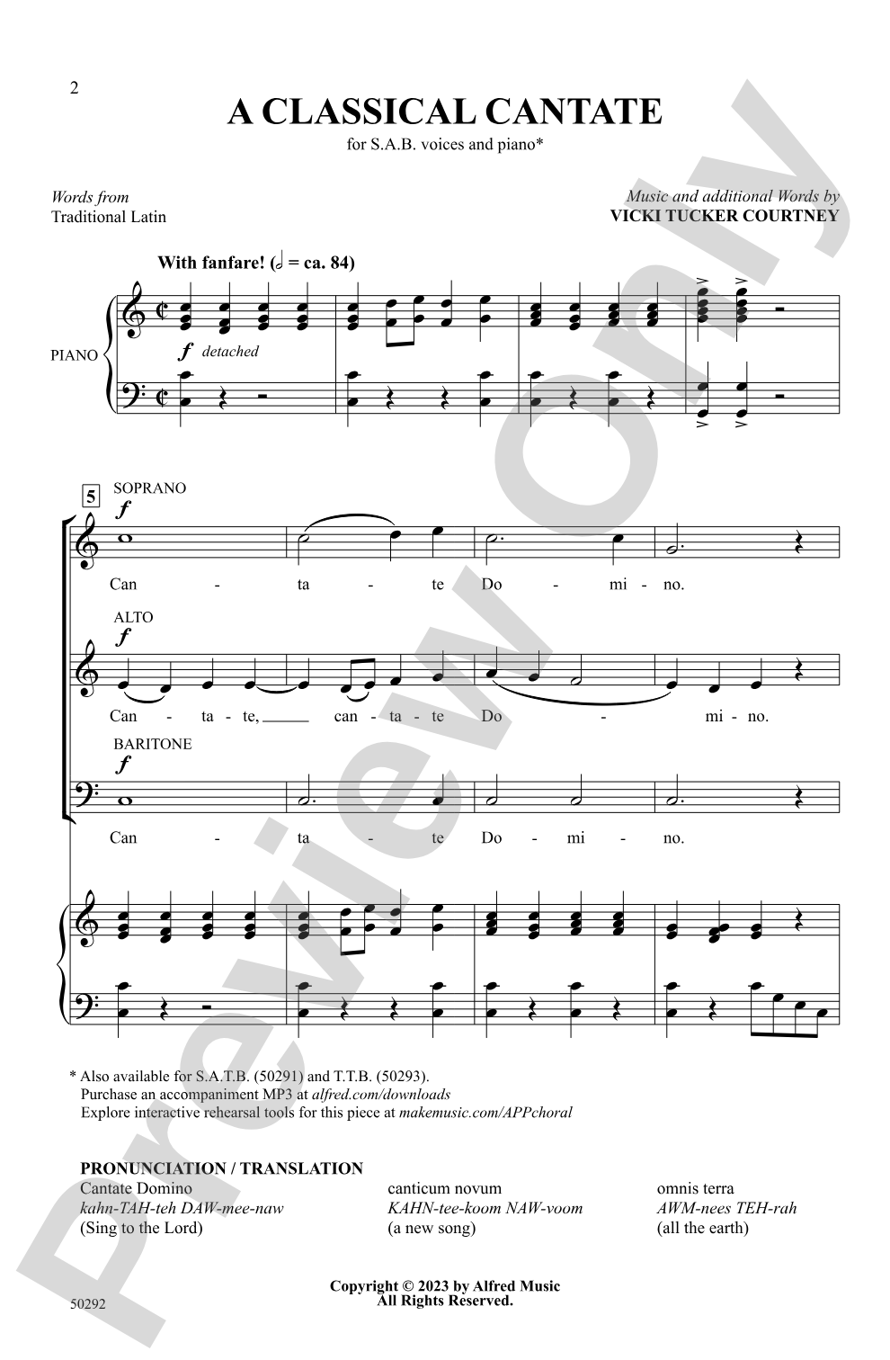 A Classical Cantate