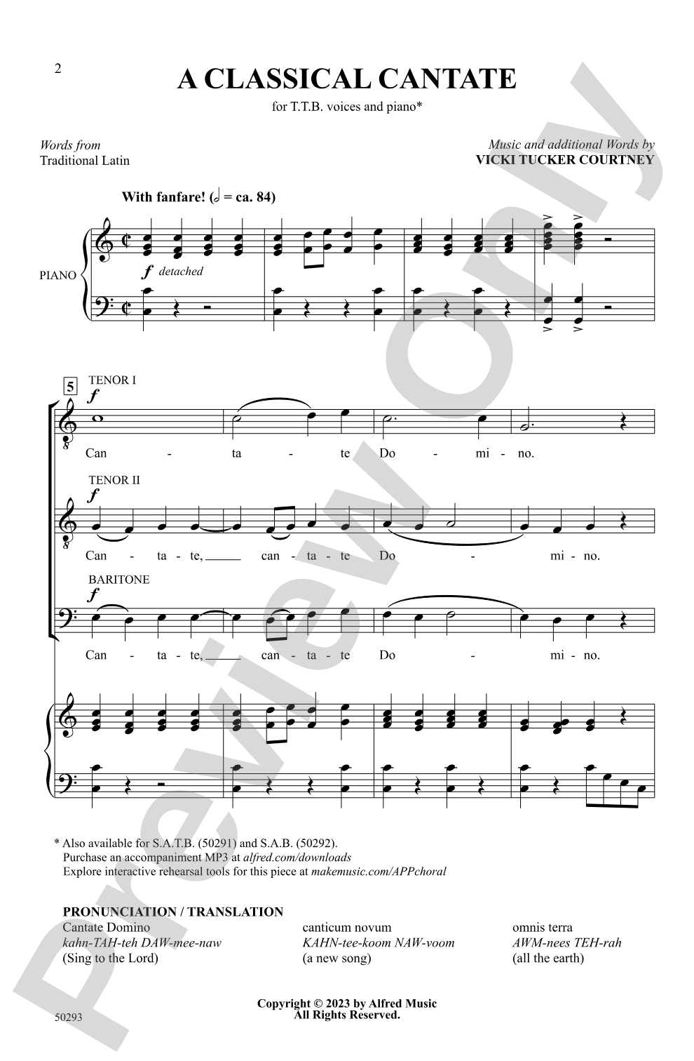 A Classical Cantate
