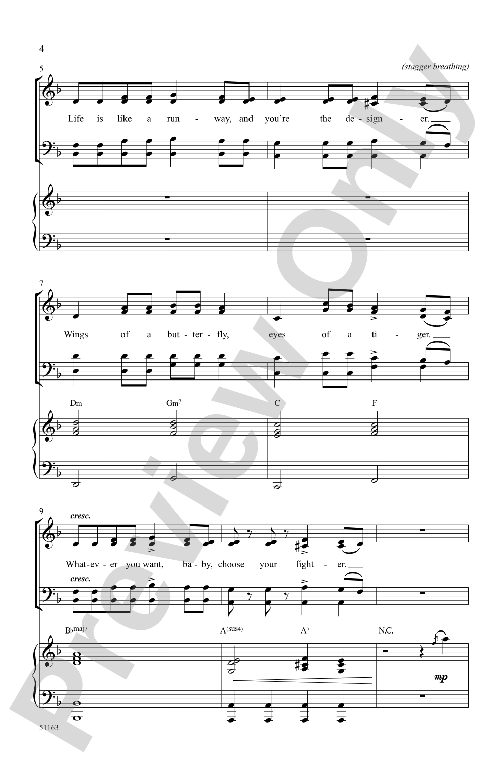 Choose Your Fighter: SATB Choral Octavo
