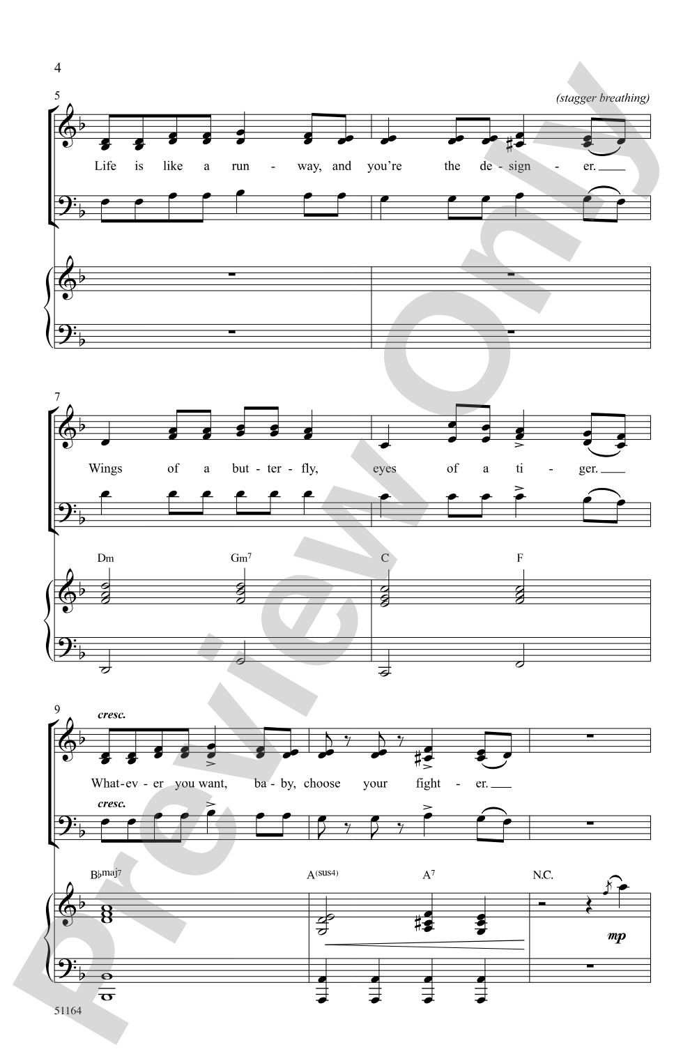 Choose Your Fighter: 3-Part Mixed Choral Octavo