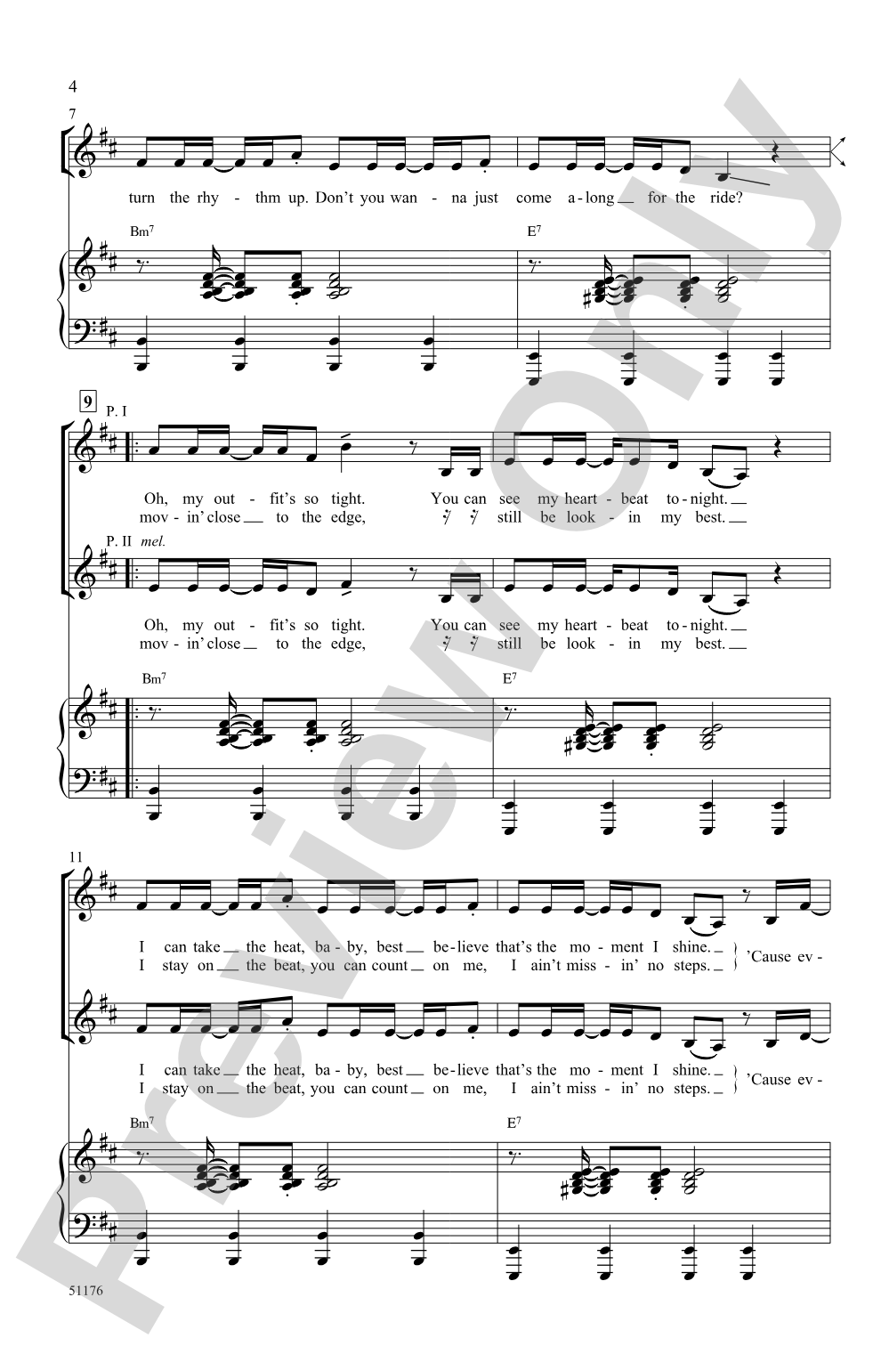Dance the Night: 2-Part / SSA Choral Octavo