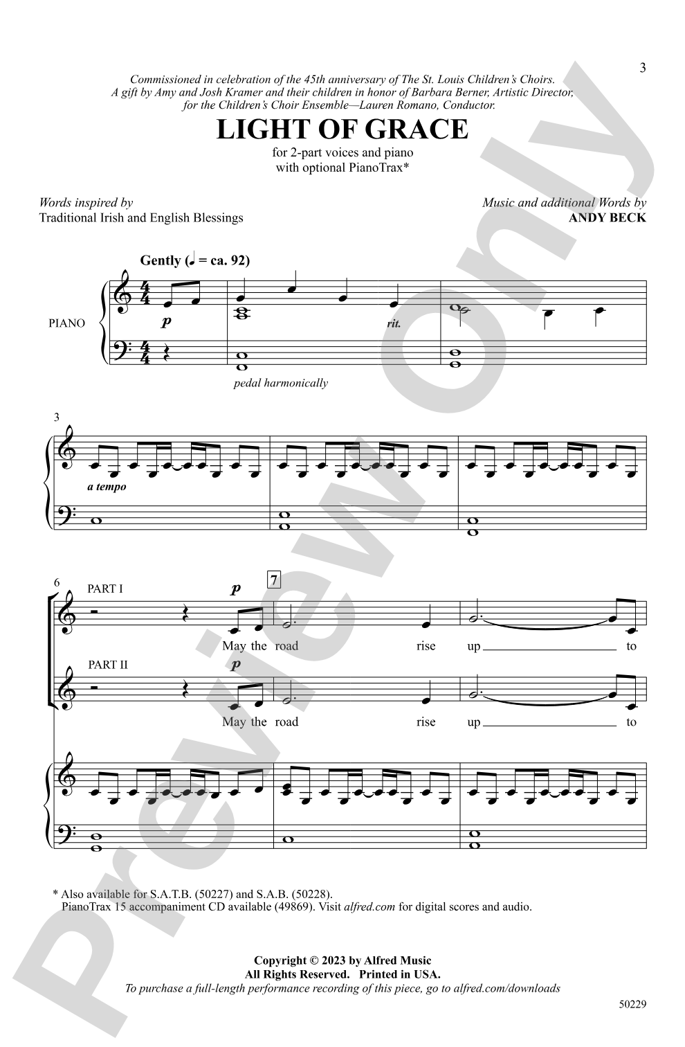 Light of Grace: 2-Part Choral Octavo