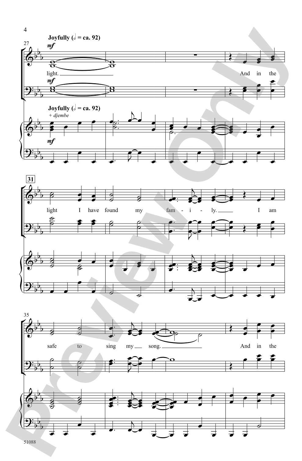 You Are Light: SATB Choral Octavo