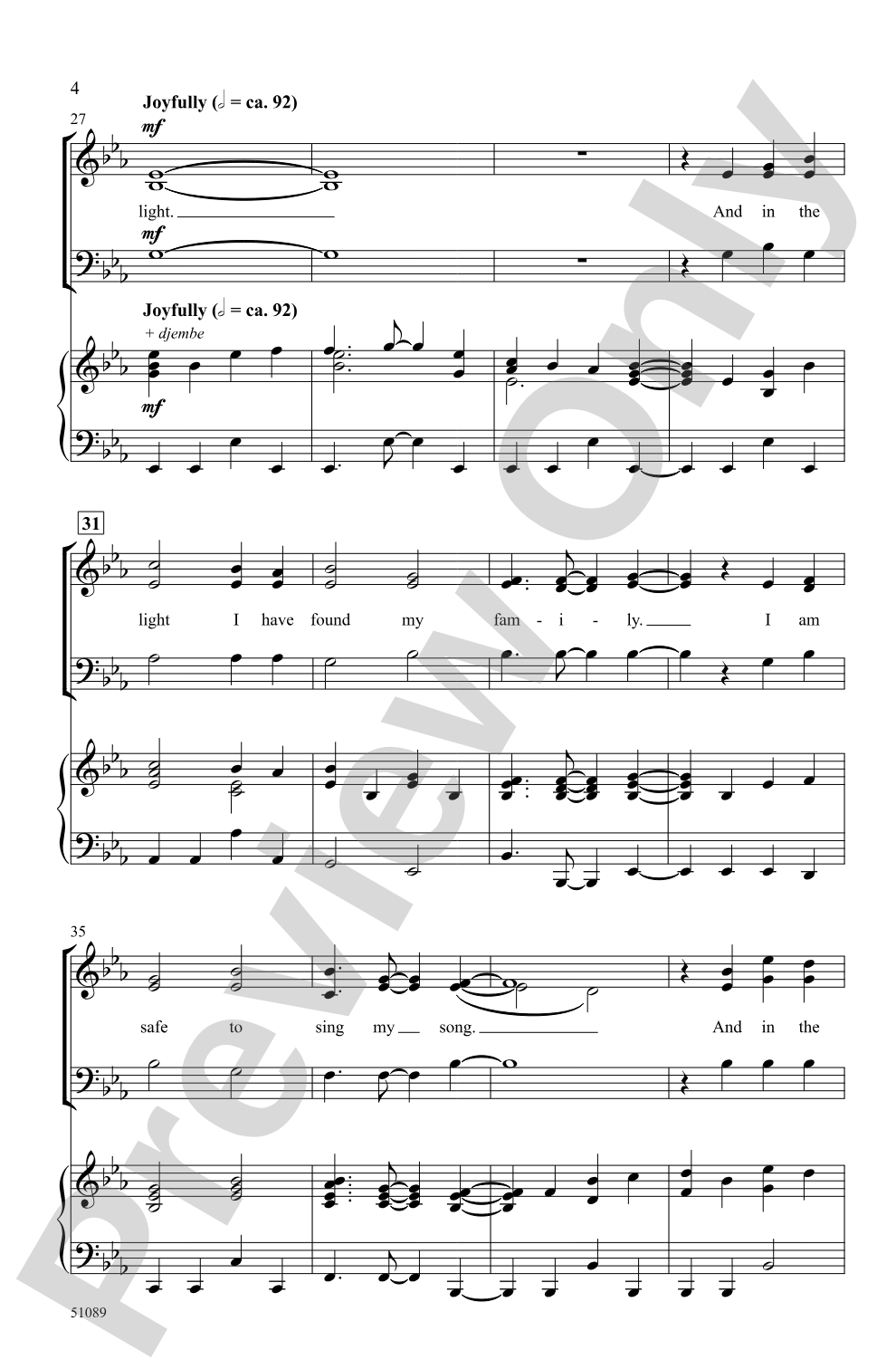 You Are Light: SAB Choral Octavo