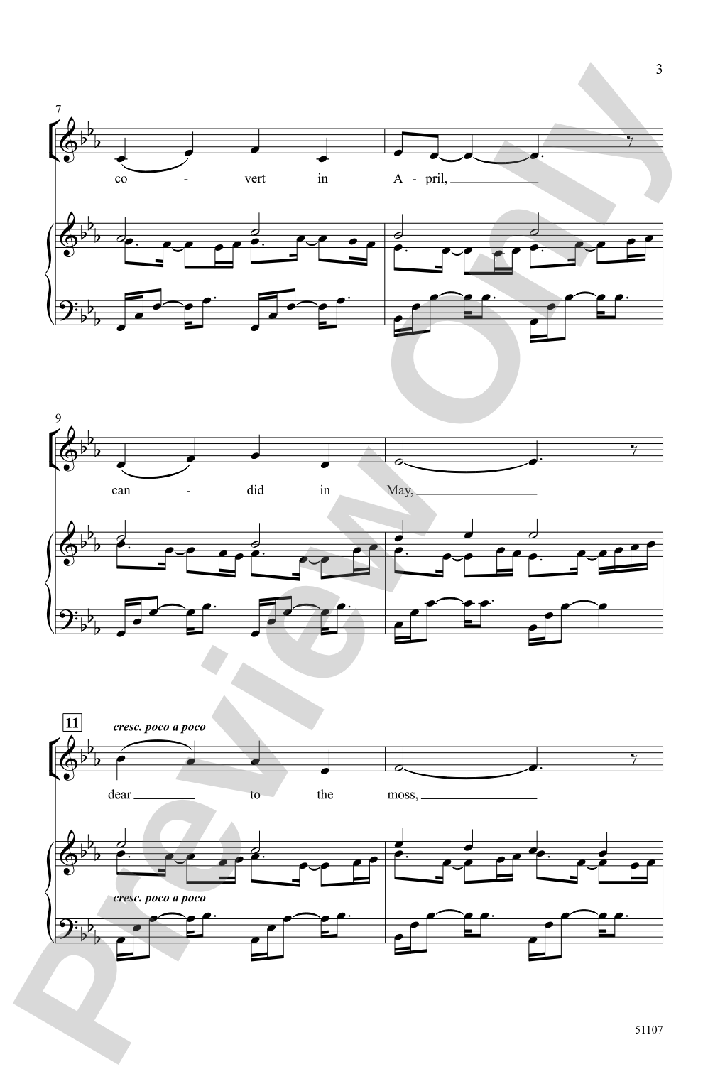 May-Flower: SSA Choral Octavo