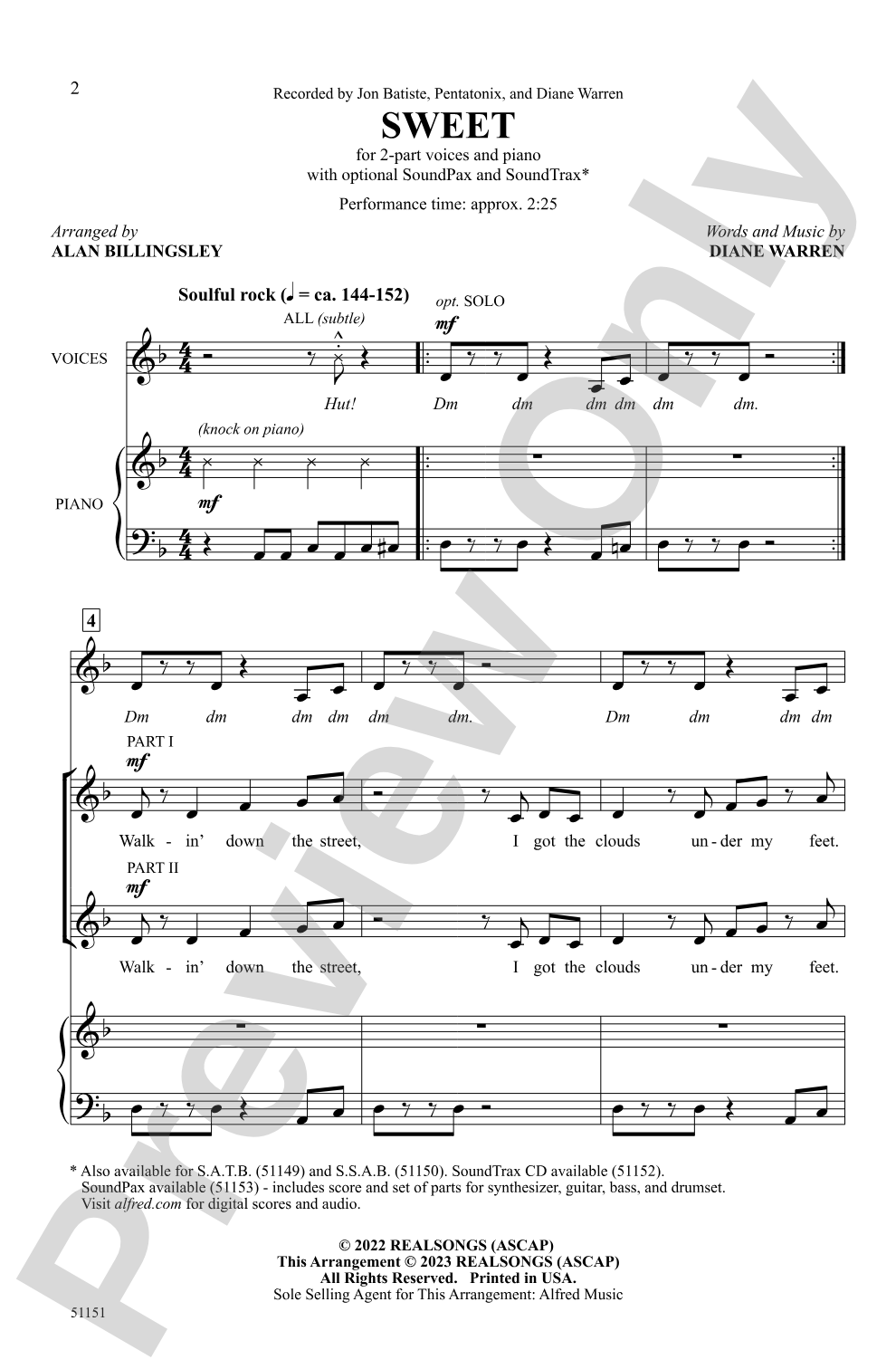 Sweet: 2-Part Choral Octavo