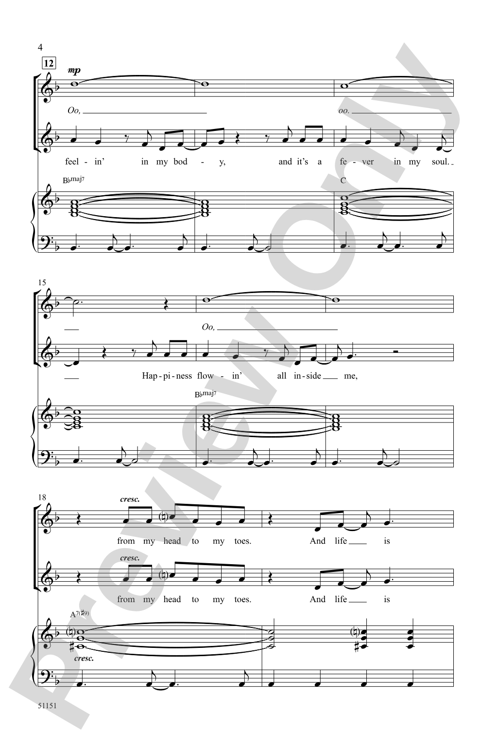 Sweet: 2-Part Choral Octavo