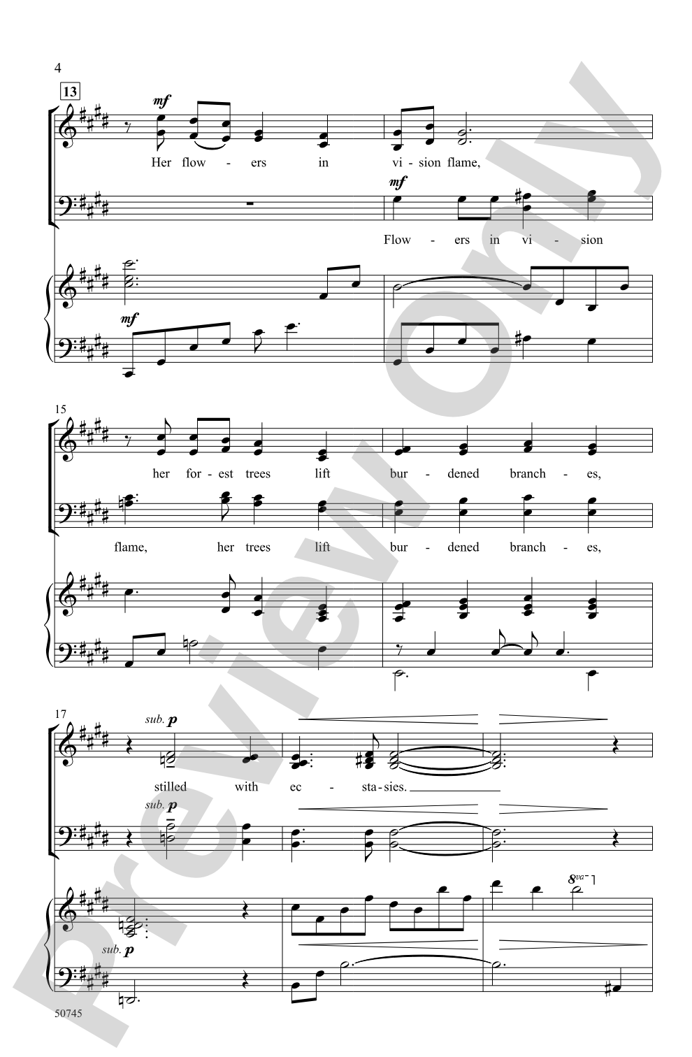 When Music Sounds: SATB Choral Octavo