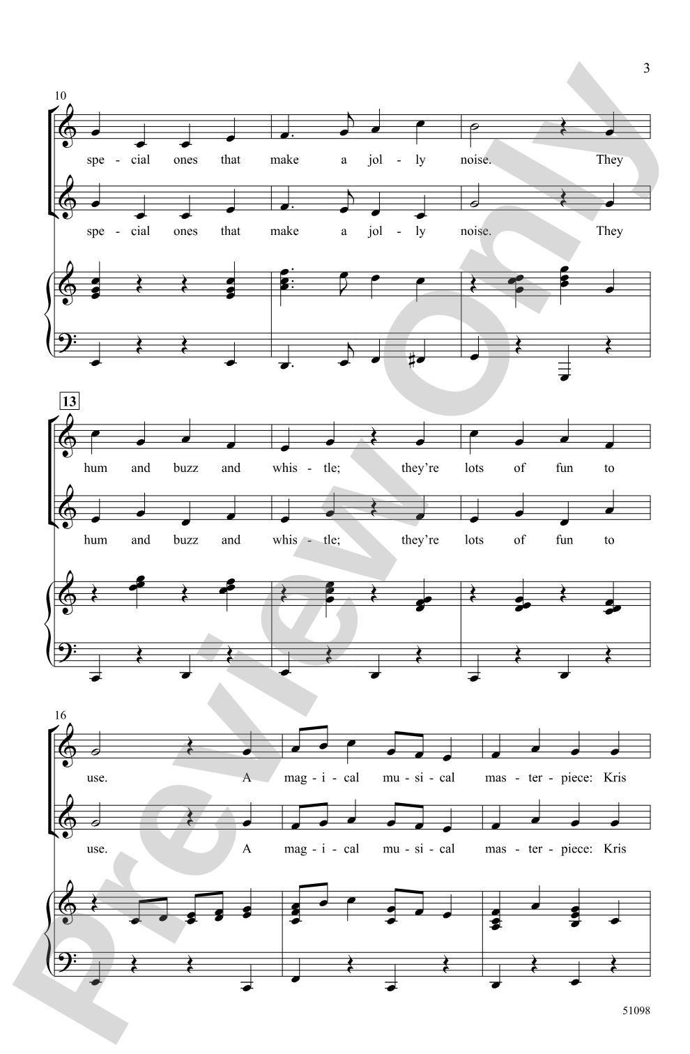 Kris Kringle's Kazoos: 2-Part Choral Octavo