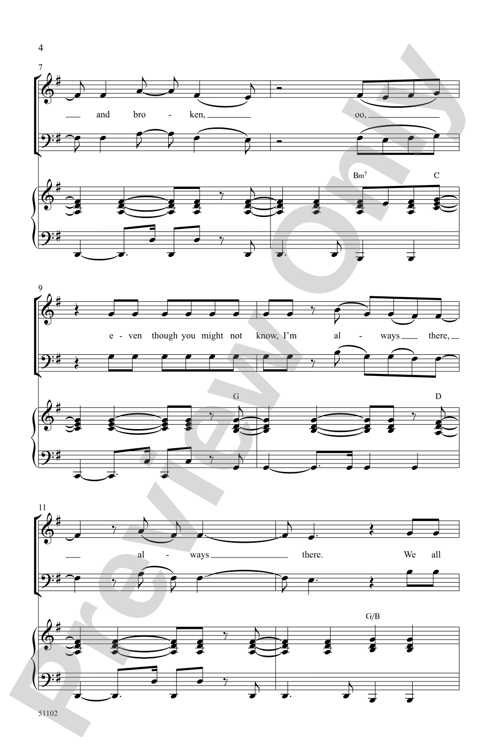 Found: 3-Part Mixed Choral Octavo
