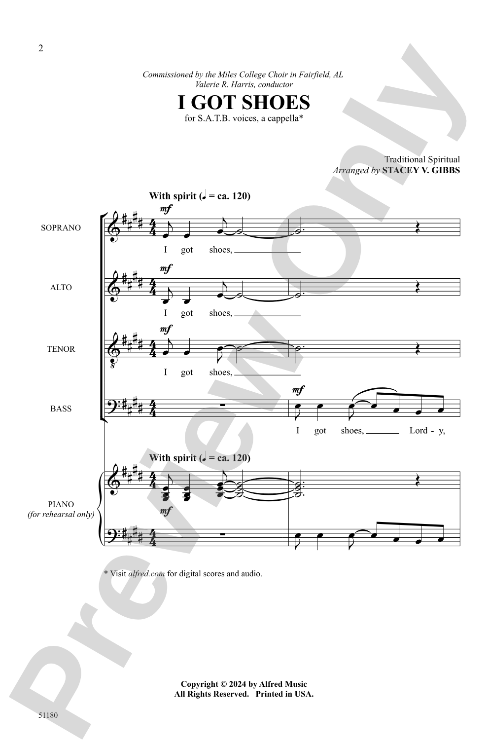 I Got Shoes: SATB, <I>a cappella</I> Choral Octavo