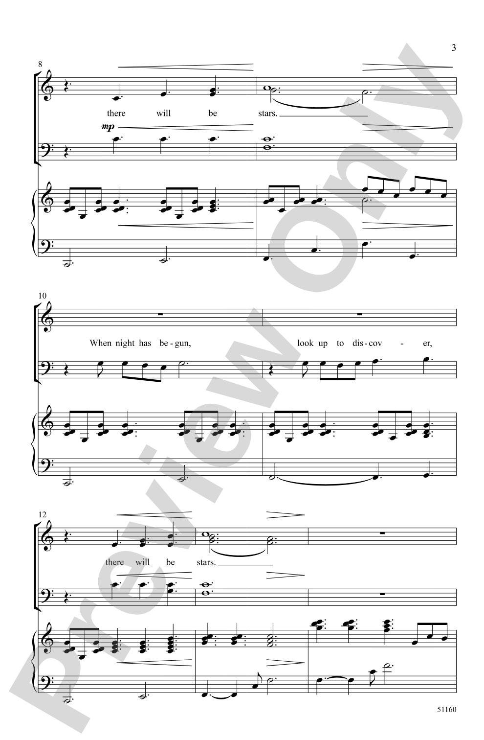 There Will Be Stars: SATB Choral Octavo