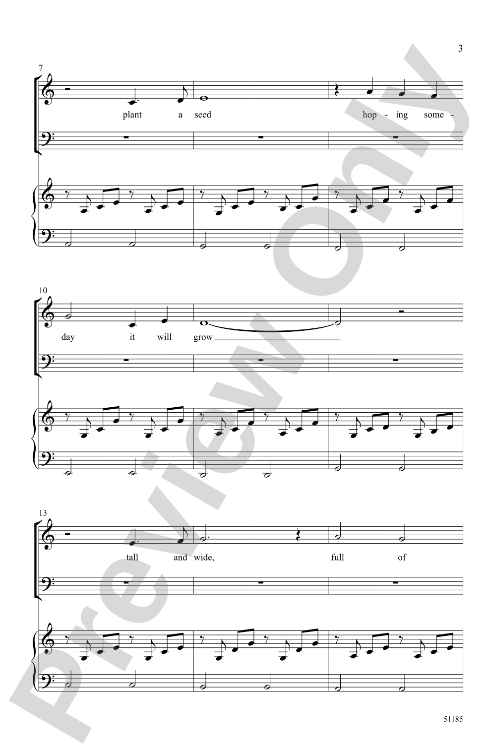 Dreams Were Made to Come True: 3-Part Mixed Choral Octavo