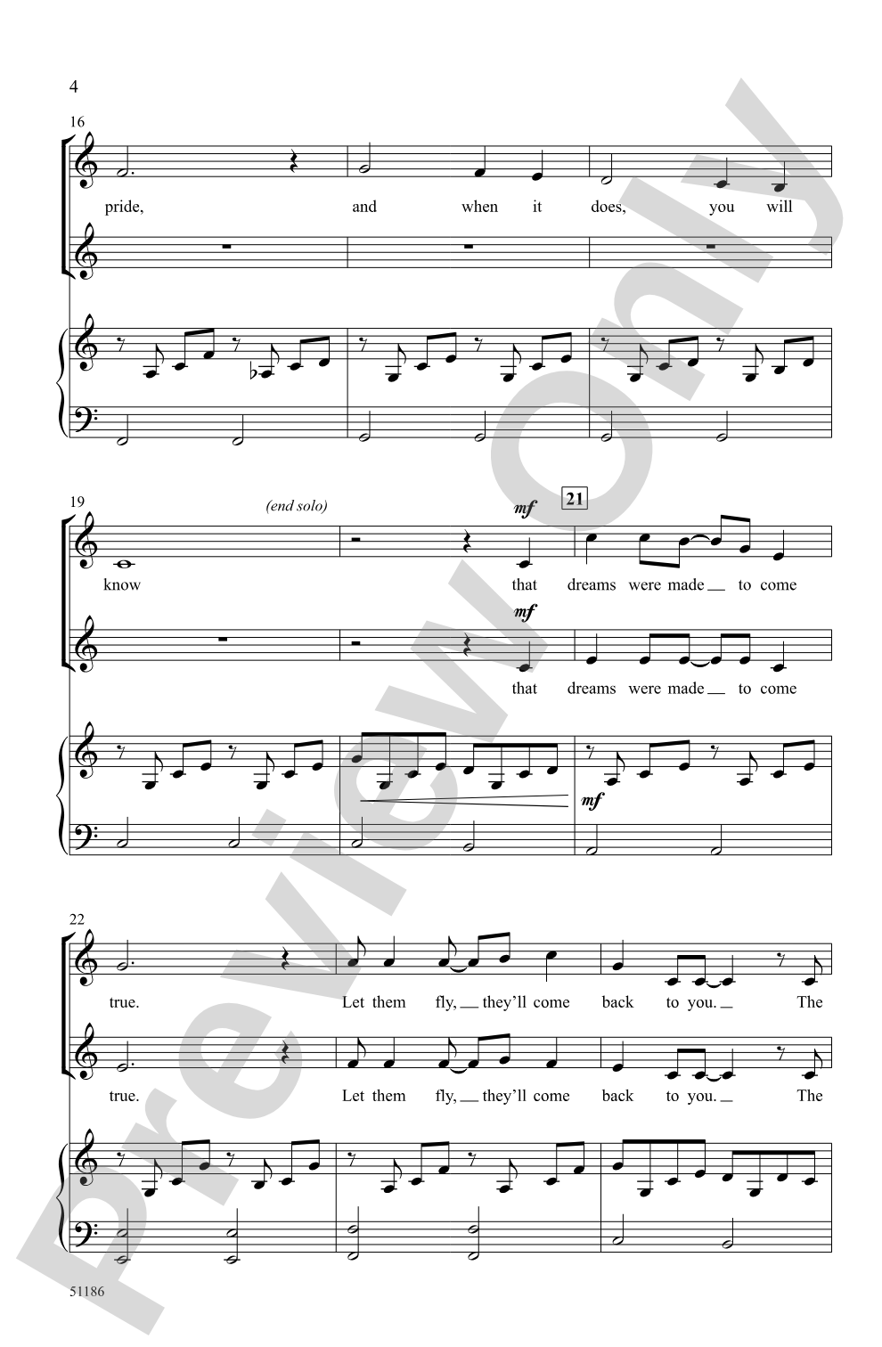 Dreams Were Made to Come True: 2-Part Choral Octavo