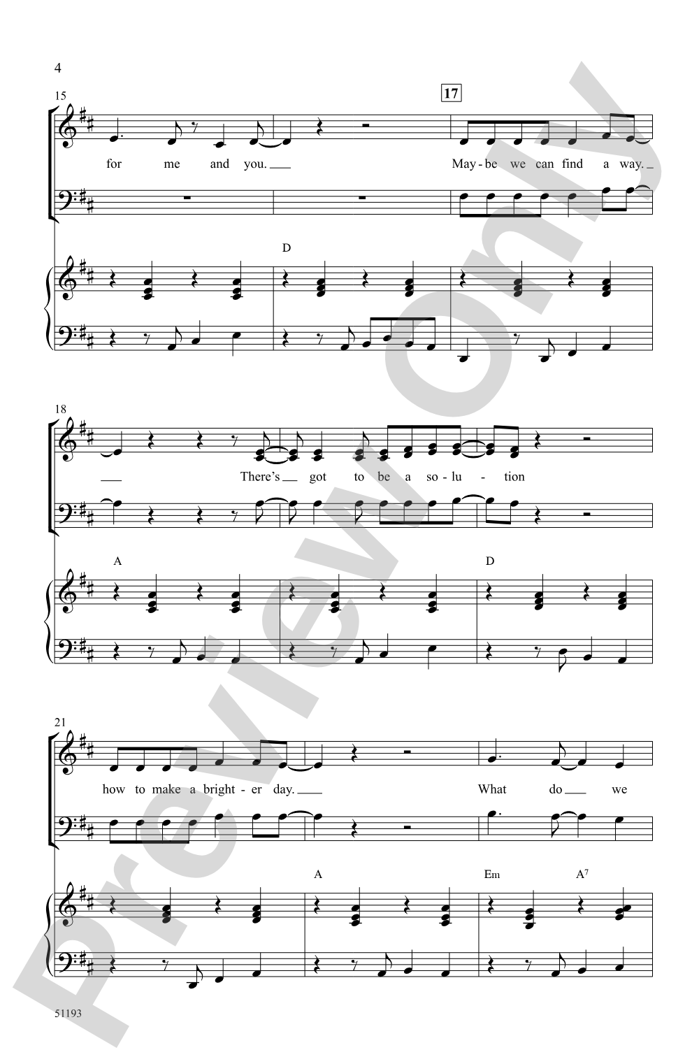 Give a Little Love: 3-Part Mixed Choral Octavo