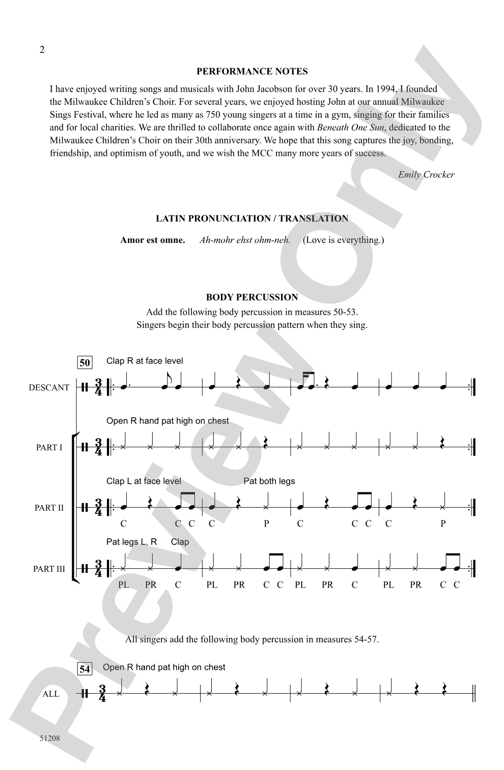 Beneath One Sun: 3-Part Mixed Choral Octavo