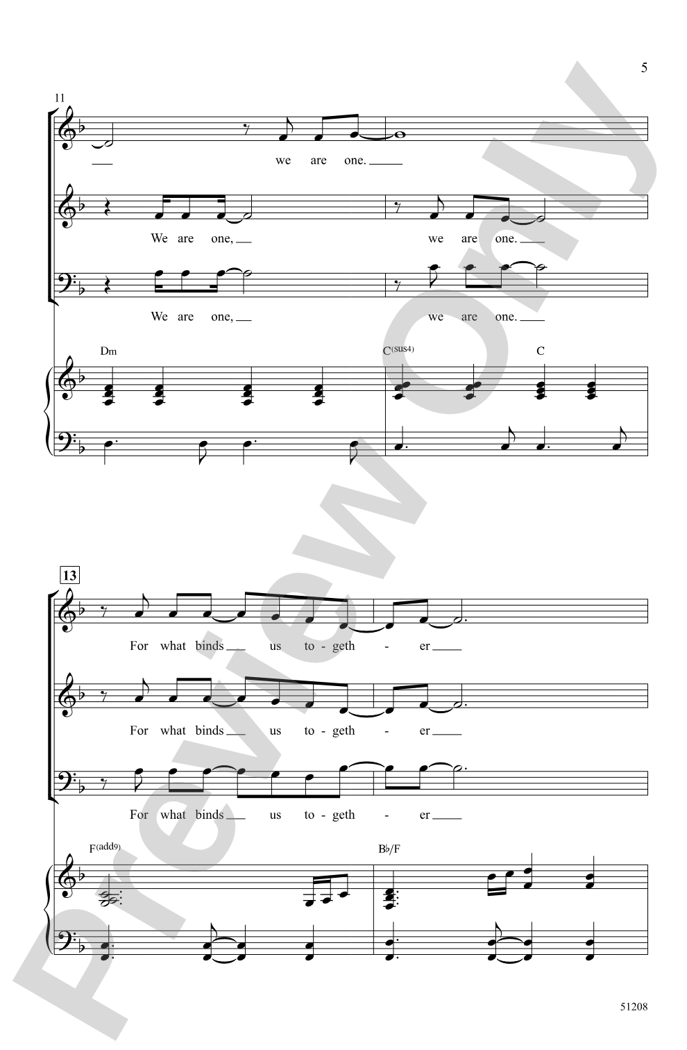 Beneath One Sun: 3-Part Mixed Choral Octavo