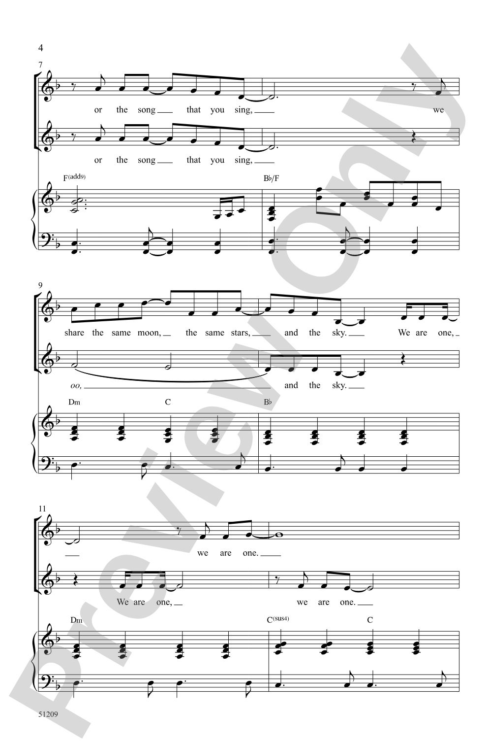 Beneath One Sun: 2-Part Choral Octavo