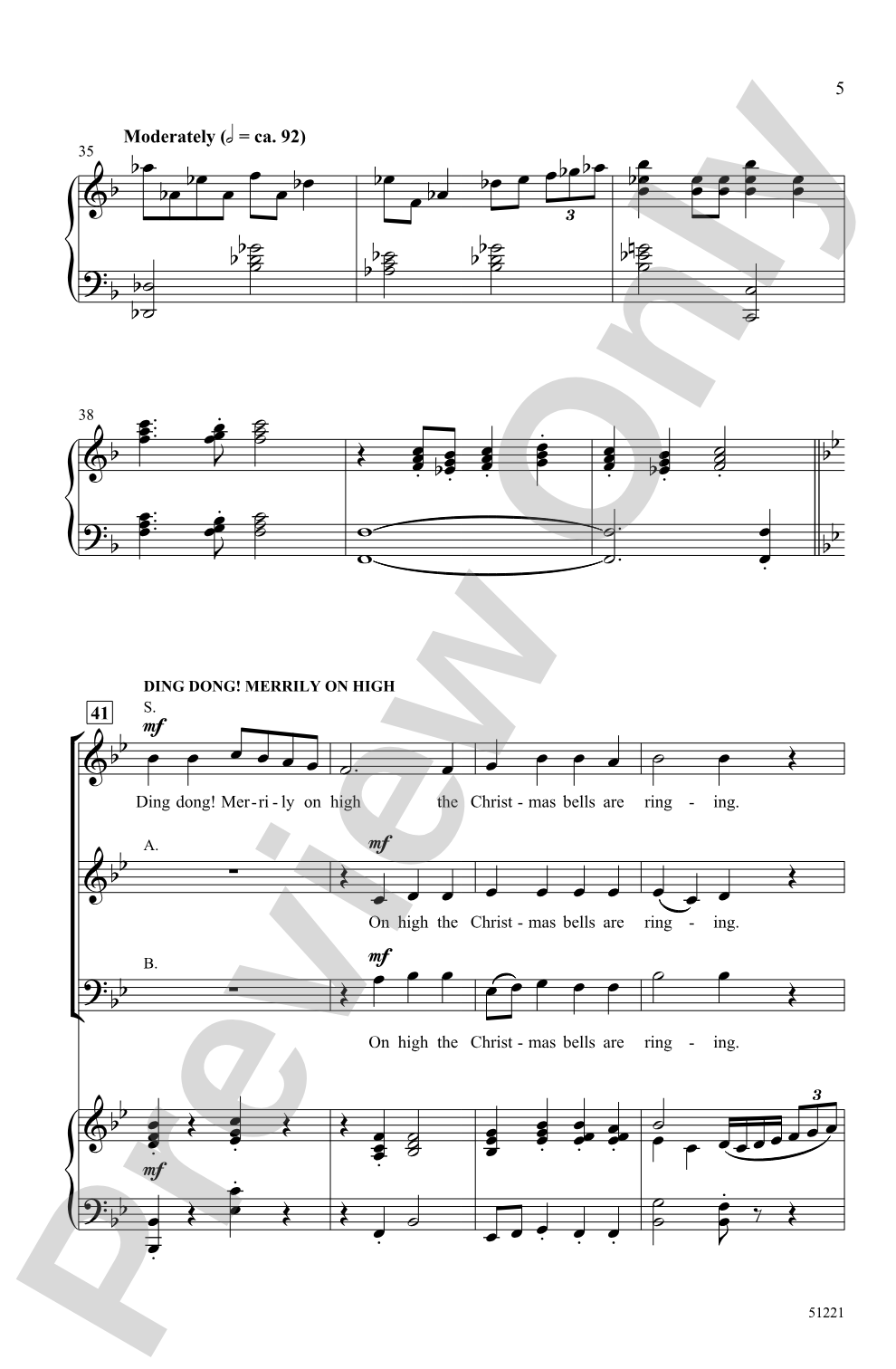 A Festive Christmas Trilogy: SSAB Choral Octavo