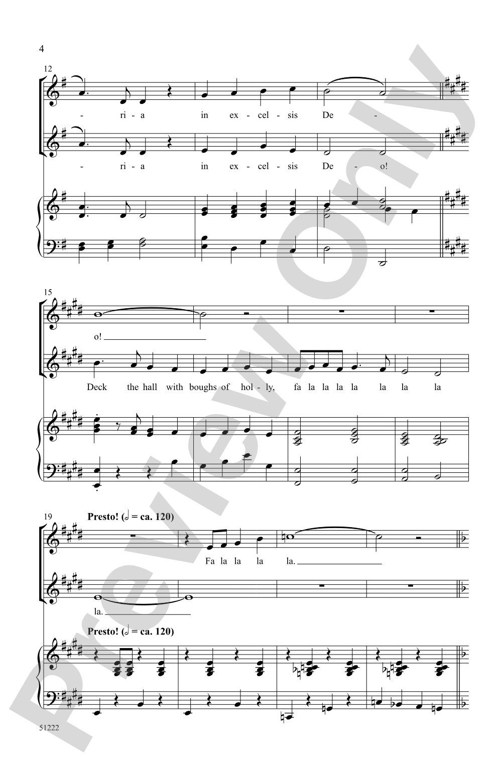 A Festive Christmas Trilogy: 2-Part Choral Octavo