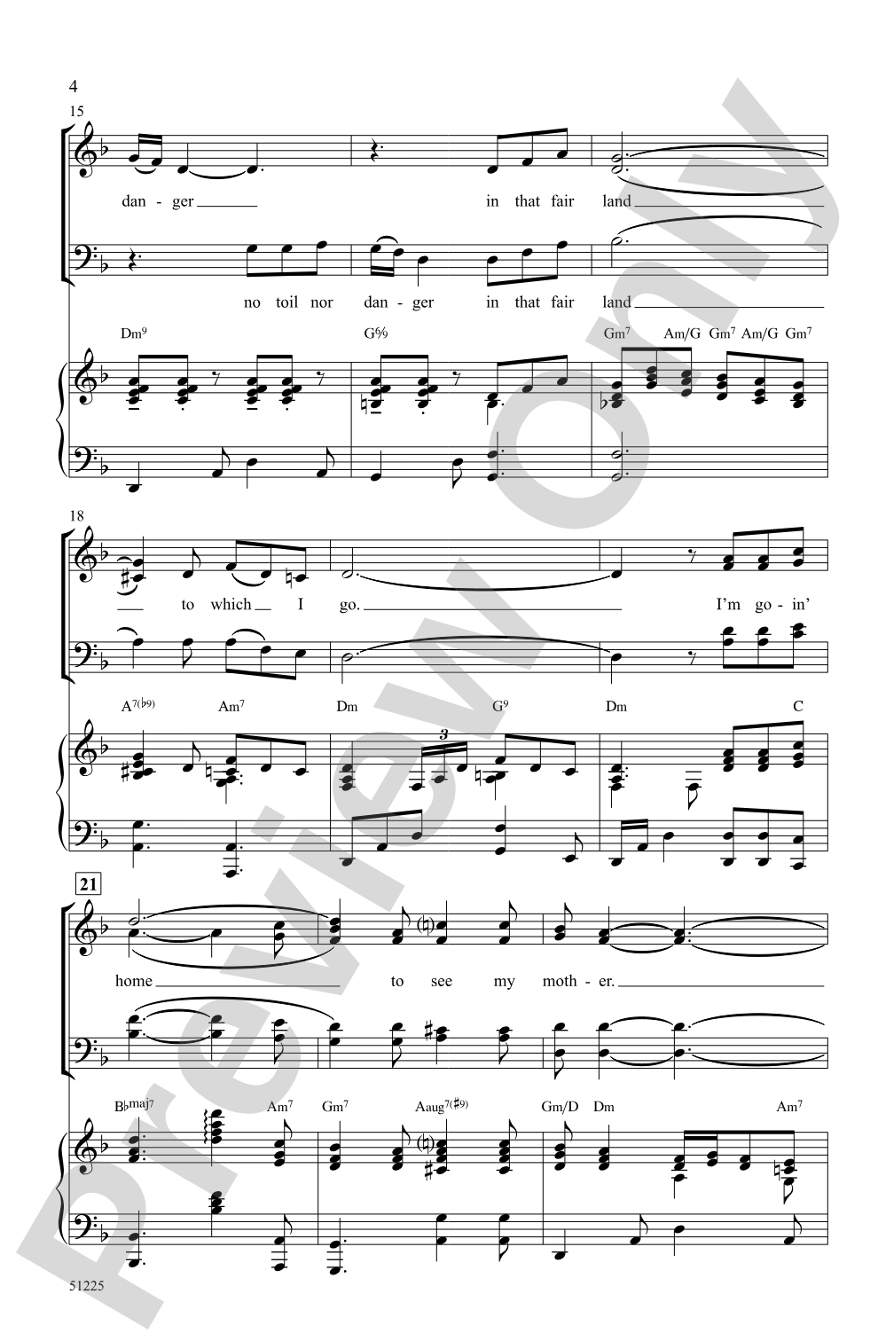 Poor Wayfaring Stranger: SATB Choral Octavo