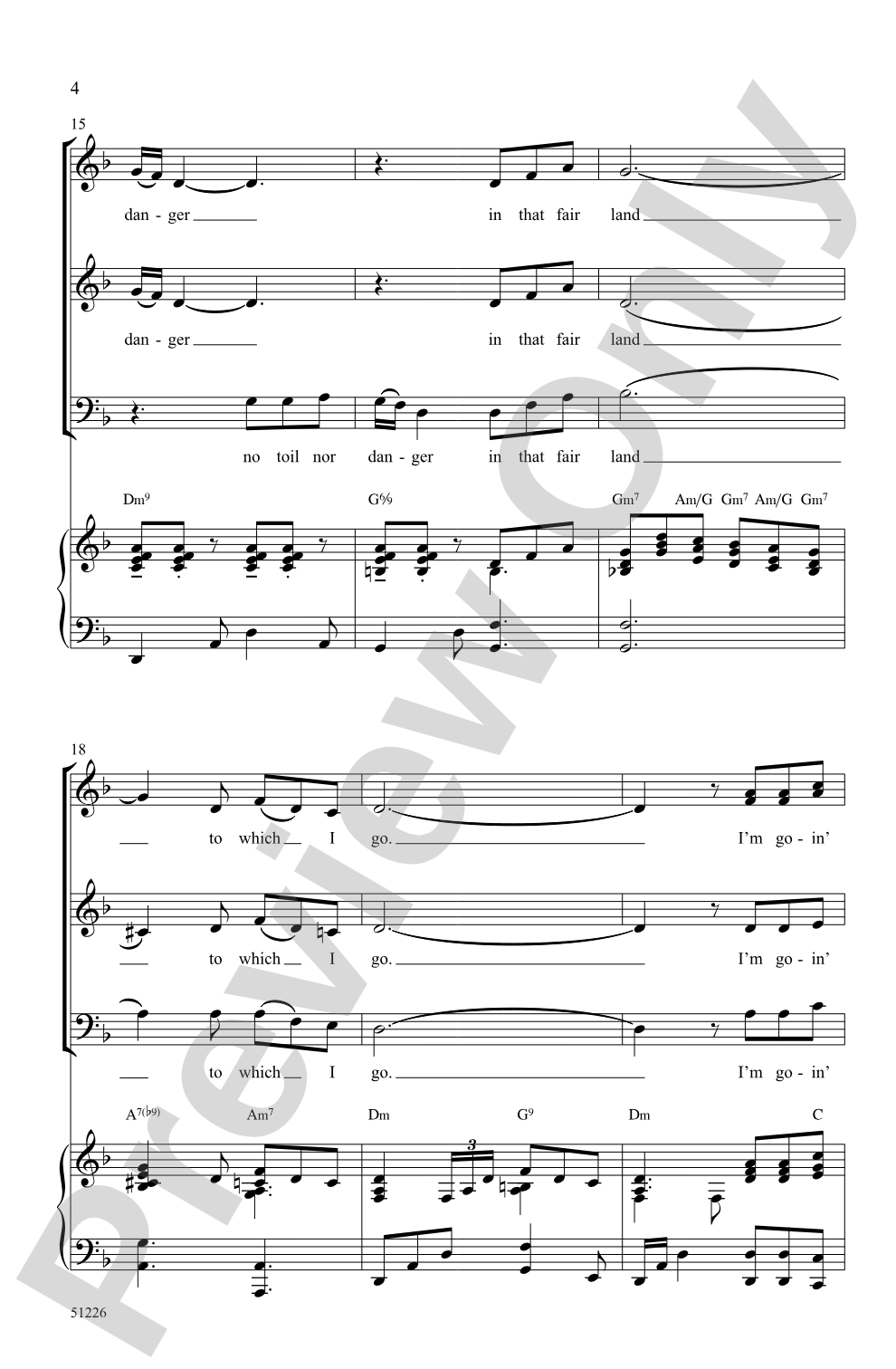 Poor Wayfaring Stranger: SSAB Choral Octavo