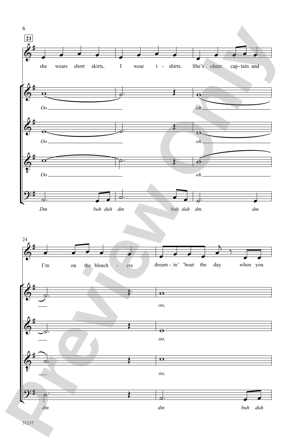 You Belong with Me: SATB <i>a cappella</i> Choral Octavo