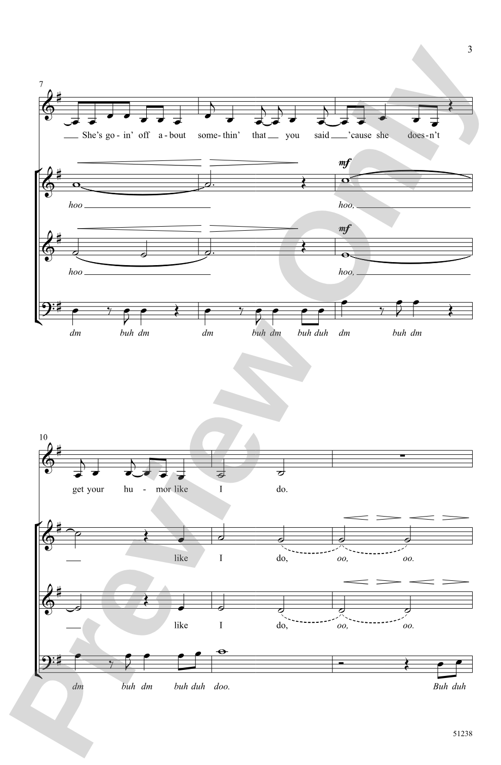 You Belong with Me: SAB, <I>a cappella</I> Choral Octavo
