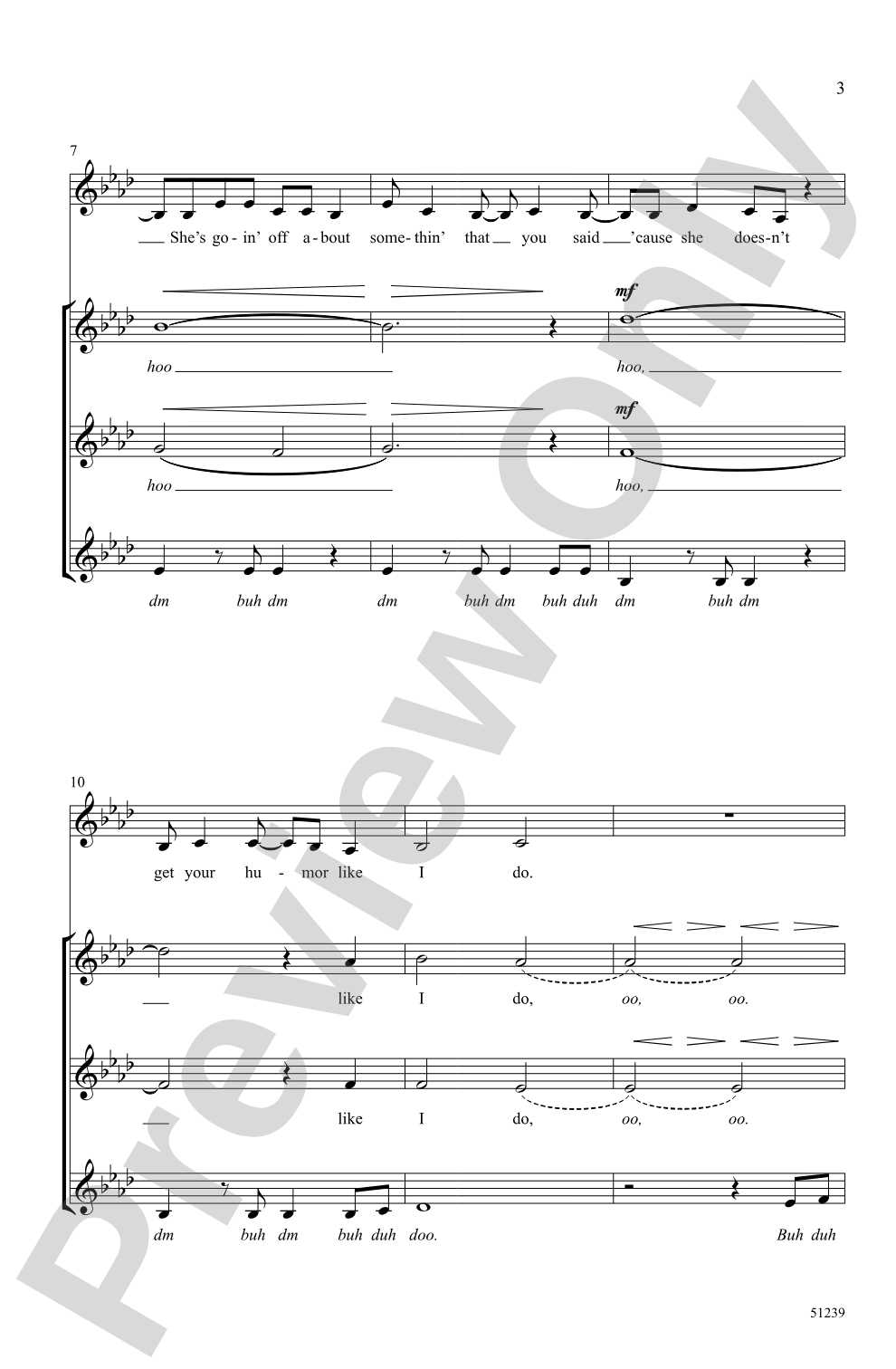 You Belong with Me: SSA, <i>a cappella</i> Choral Octavo