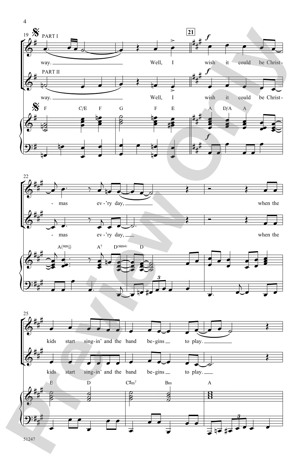 I Wish It Could Be Christmas Every Day: 2-Part Choral Octavo