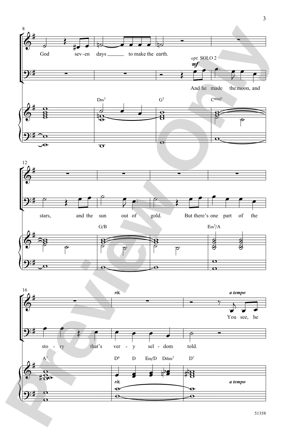 Corn: SAB Choral Octavo