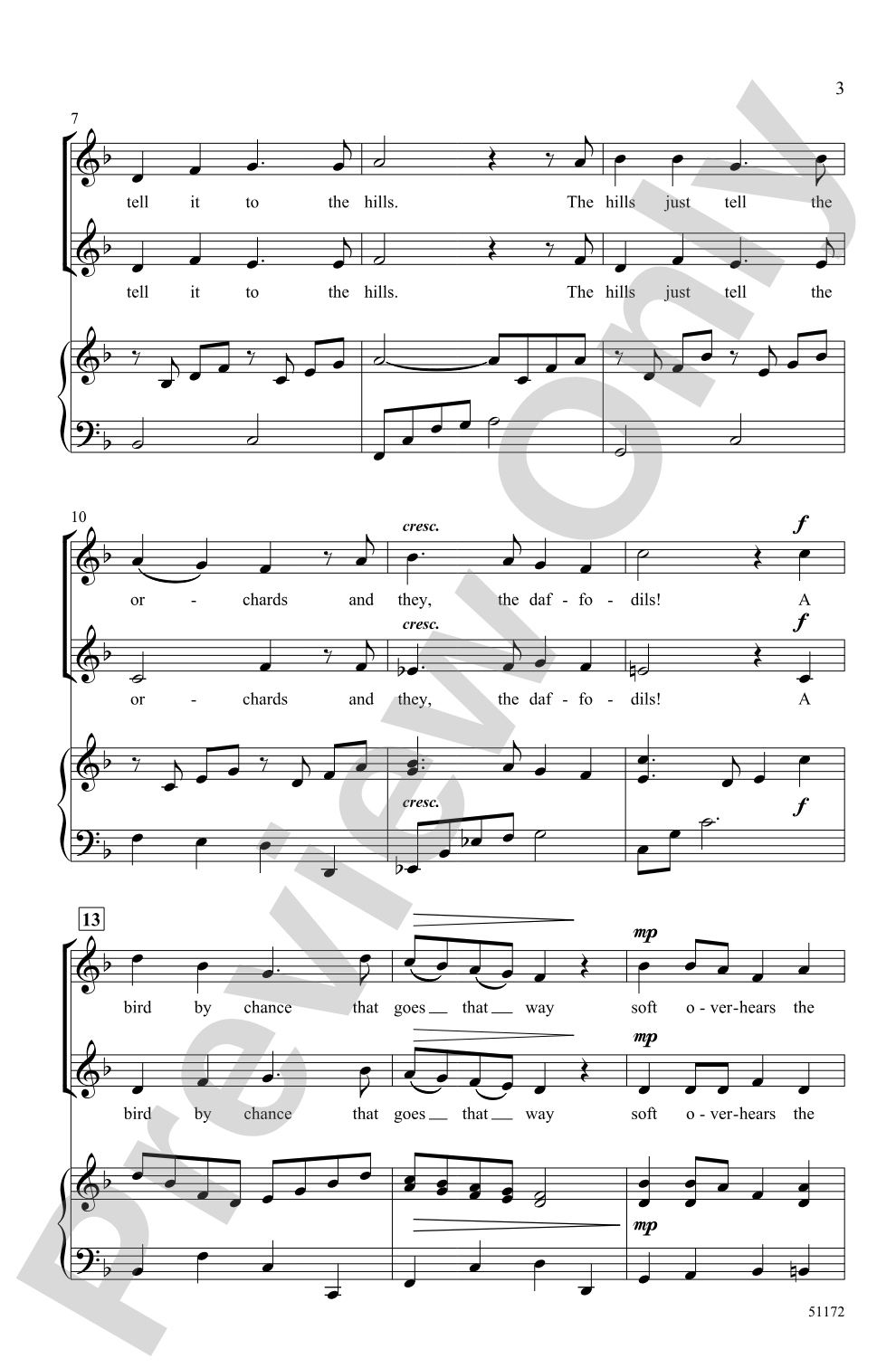 The Skies Can't Keep Their Secret: 2-Part Choral Octavo