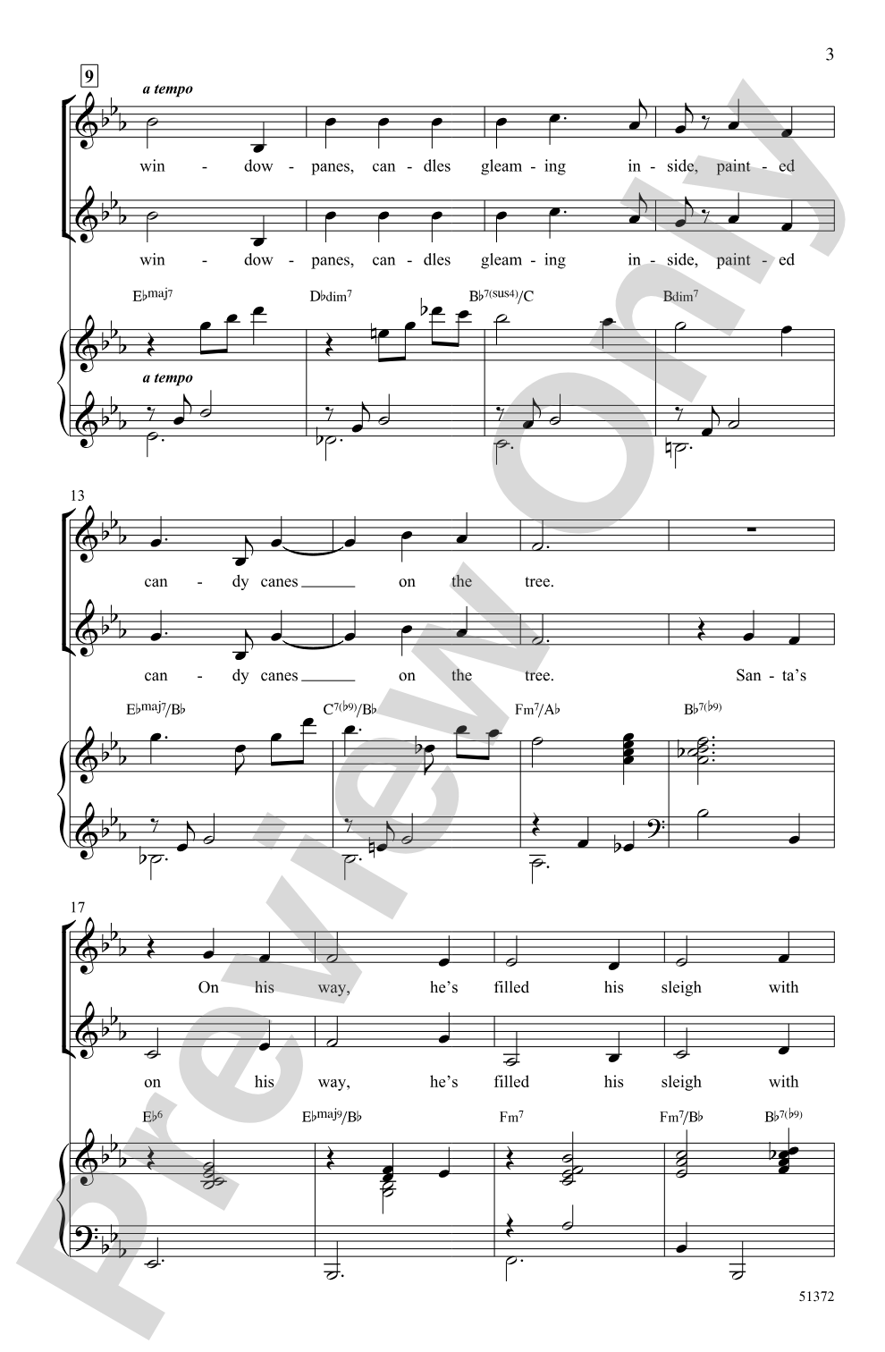 The Christmas Waltz: SSA Choral Octavo