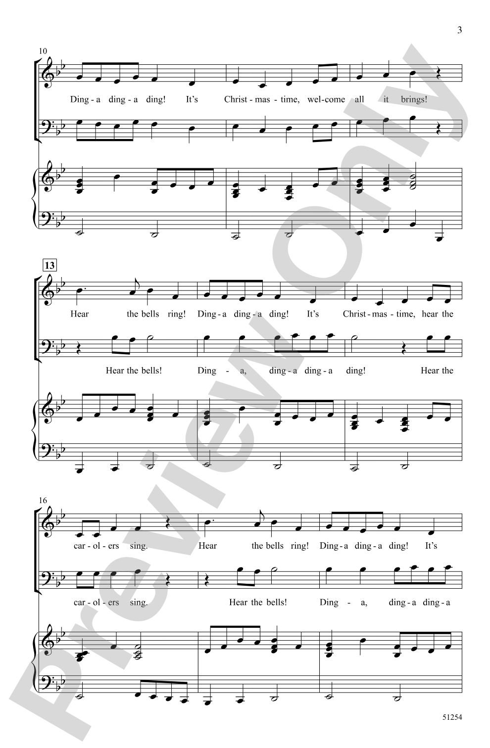 Hear the Bells Ring!: SATB Choral Octavo