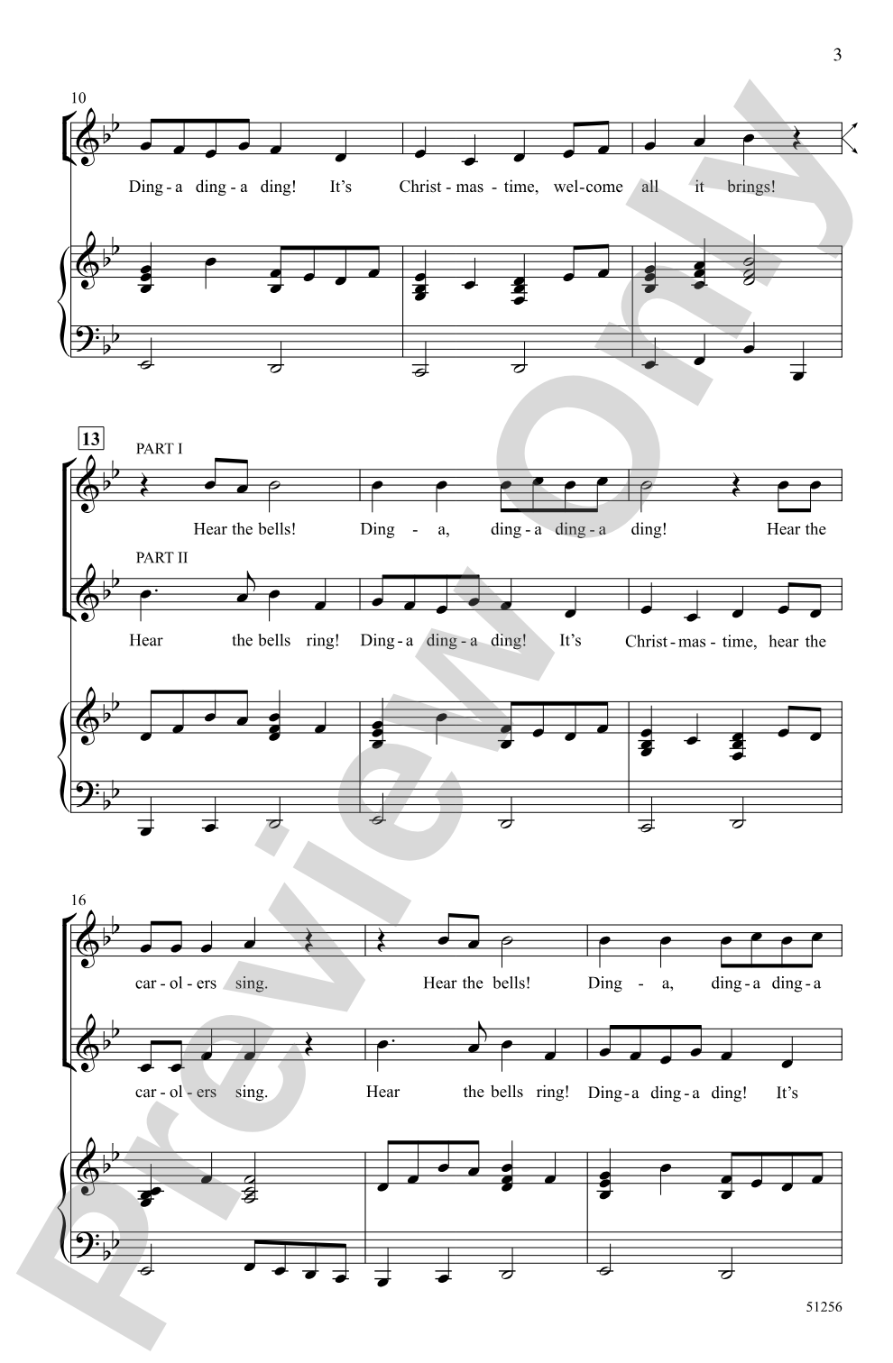 Hear the Bells Ring!: 2-Part Choral Octavo
