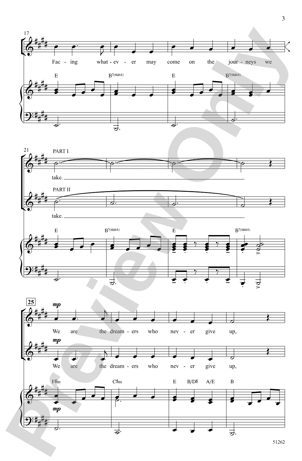We Are the Dreamers: 2-Part Choral Octavo