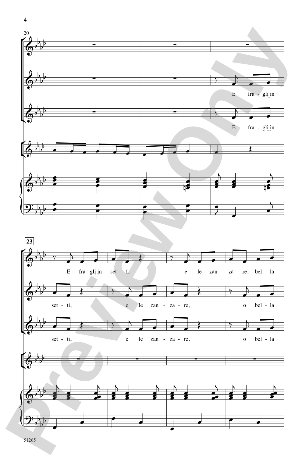 Bella Ciao: SSA Choral Octavo