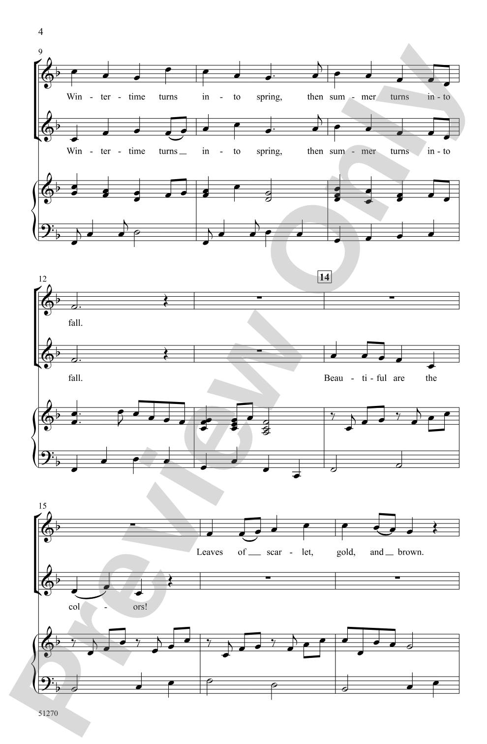 Seasons Come and Seasons Go: 2-Part Choral Octavo