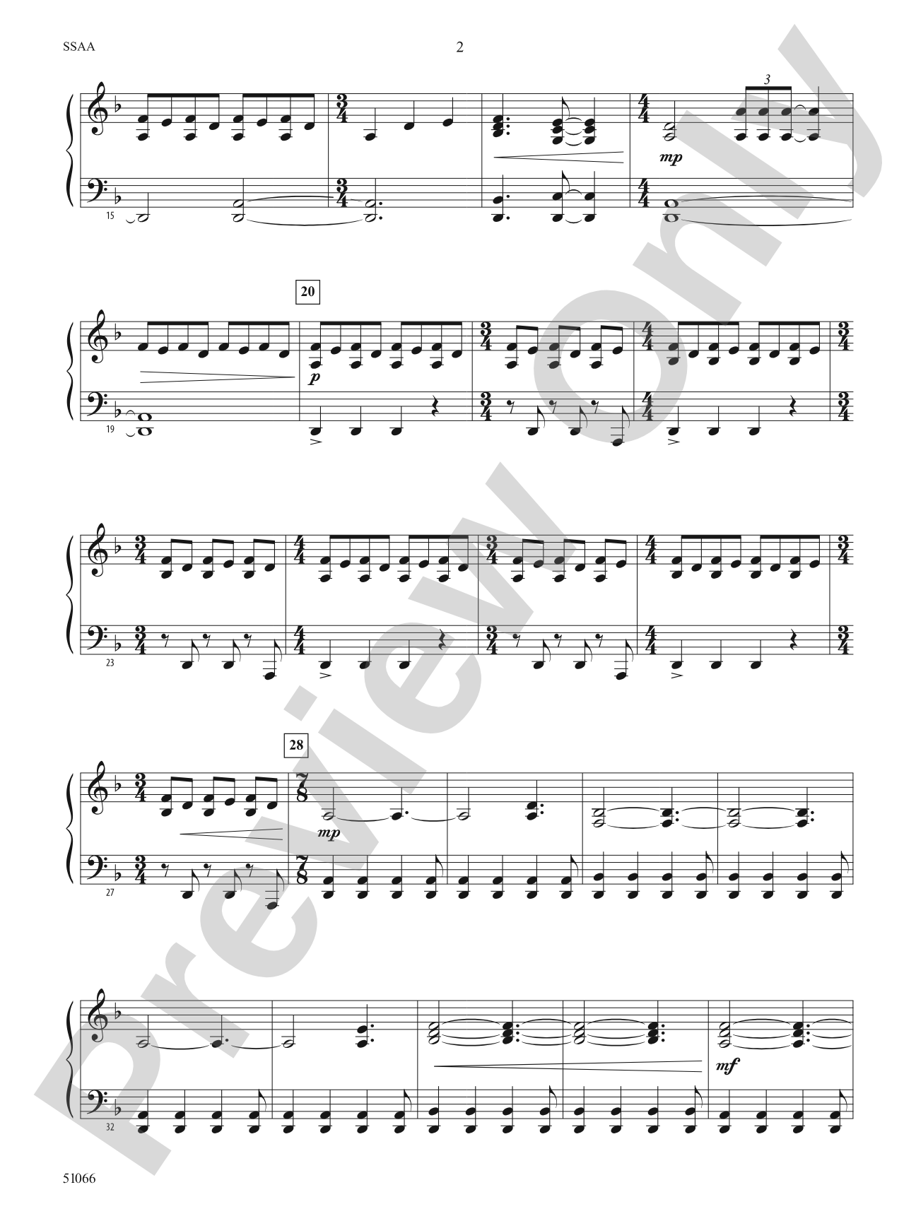 Origins: Full Orchestra SSAA Choral Octavo
