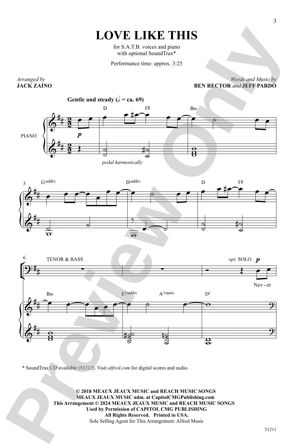 Love Like This: SATB Choral Octavo