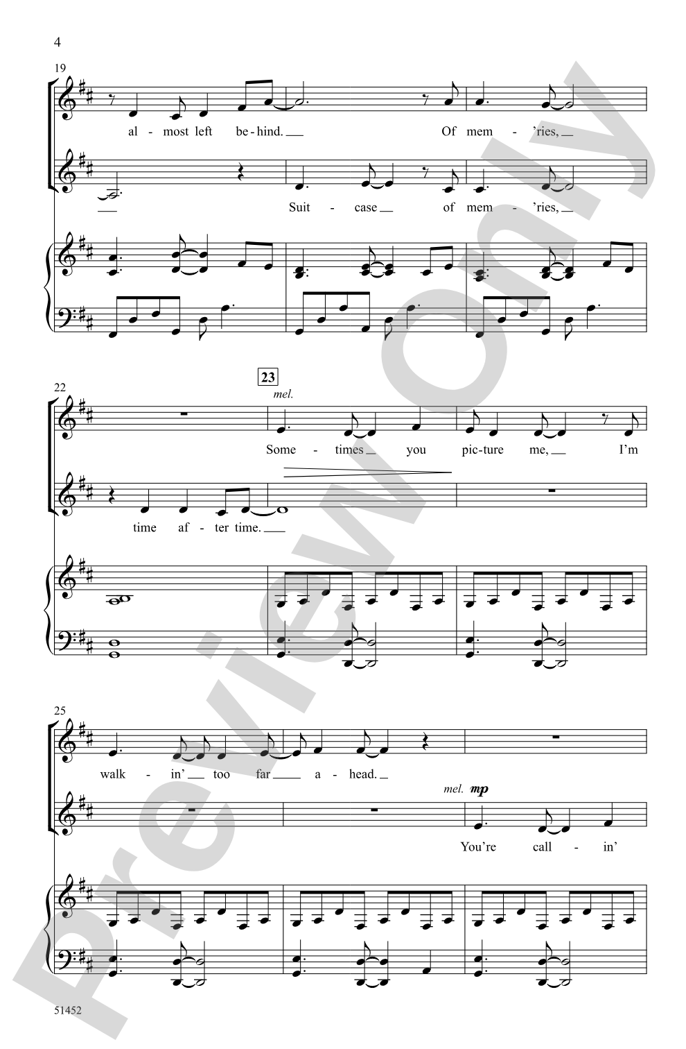 Time After Time: 2-Part Choral Octavo