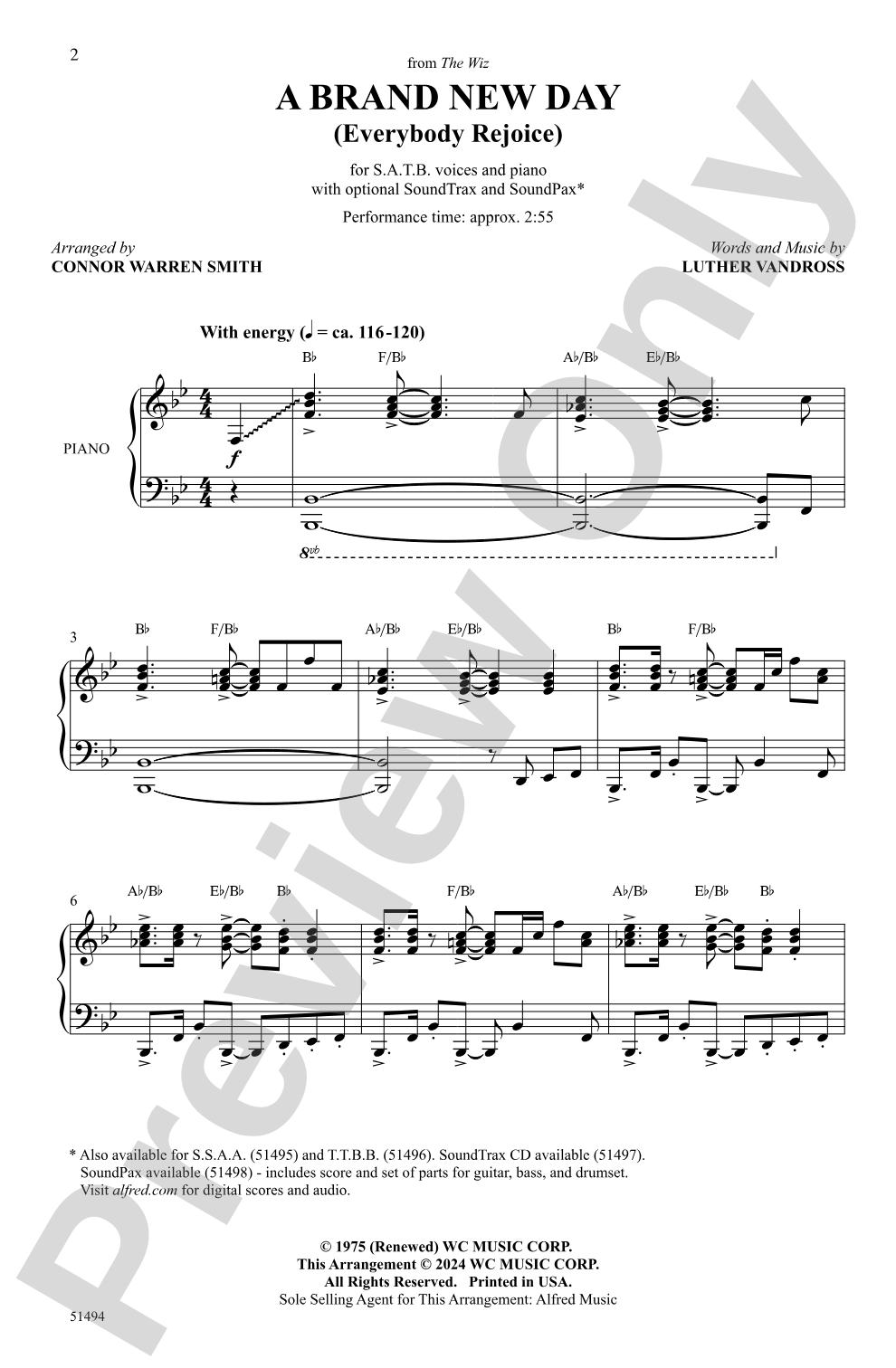 A Brand New Day: SATB Choral Octavo
