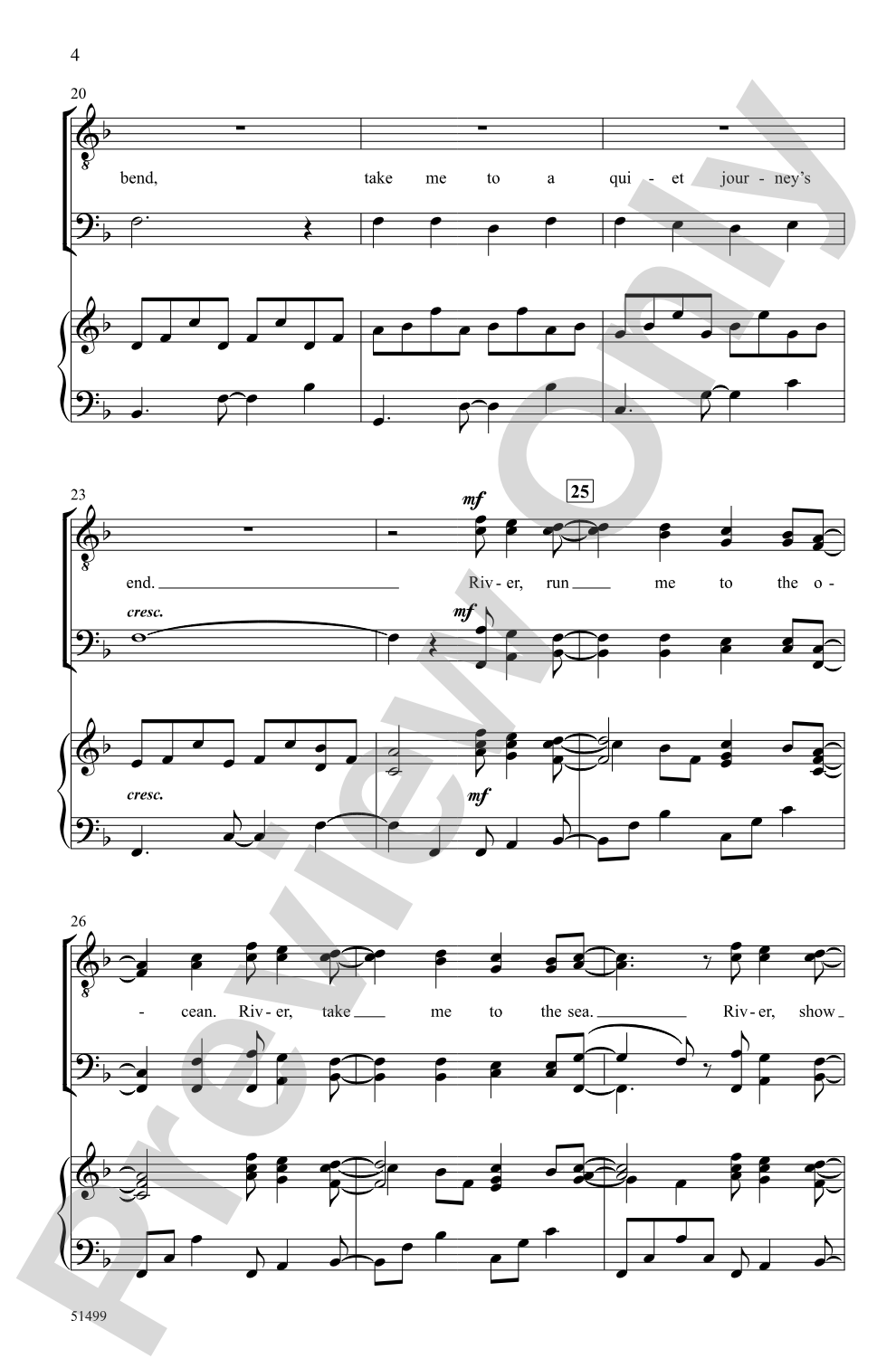 Riversong: TTBB Choral Octavo