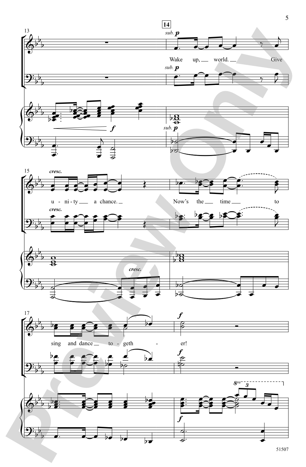 Stronger Together: SATB Choral Octavo