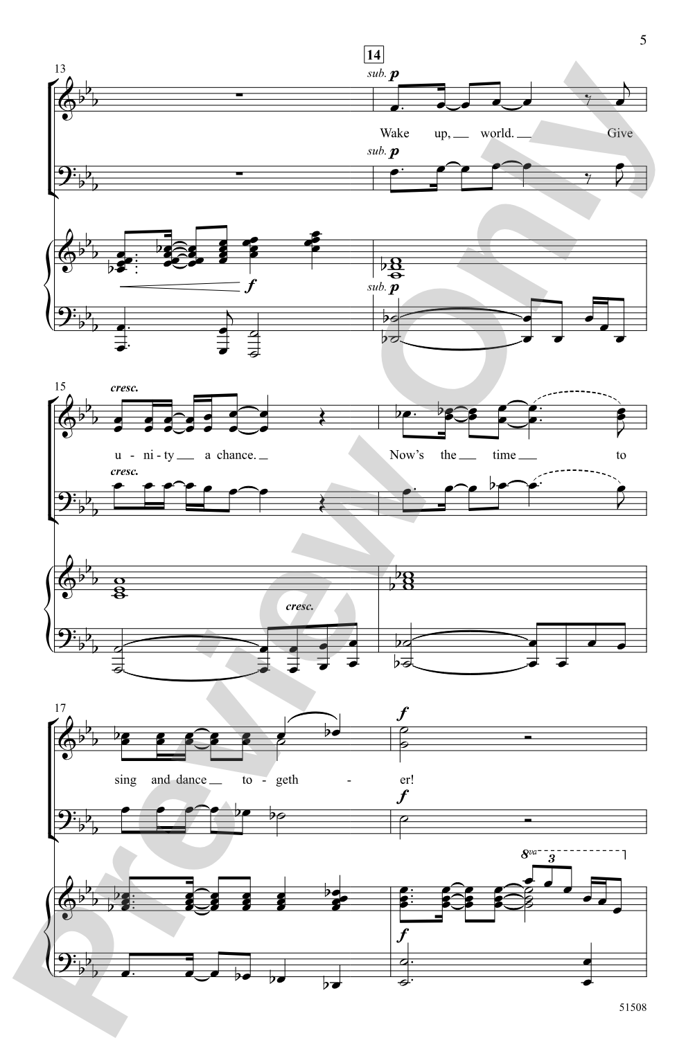 Stronger Together: SAB Choral Octavo