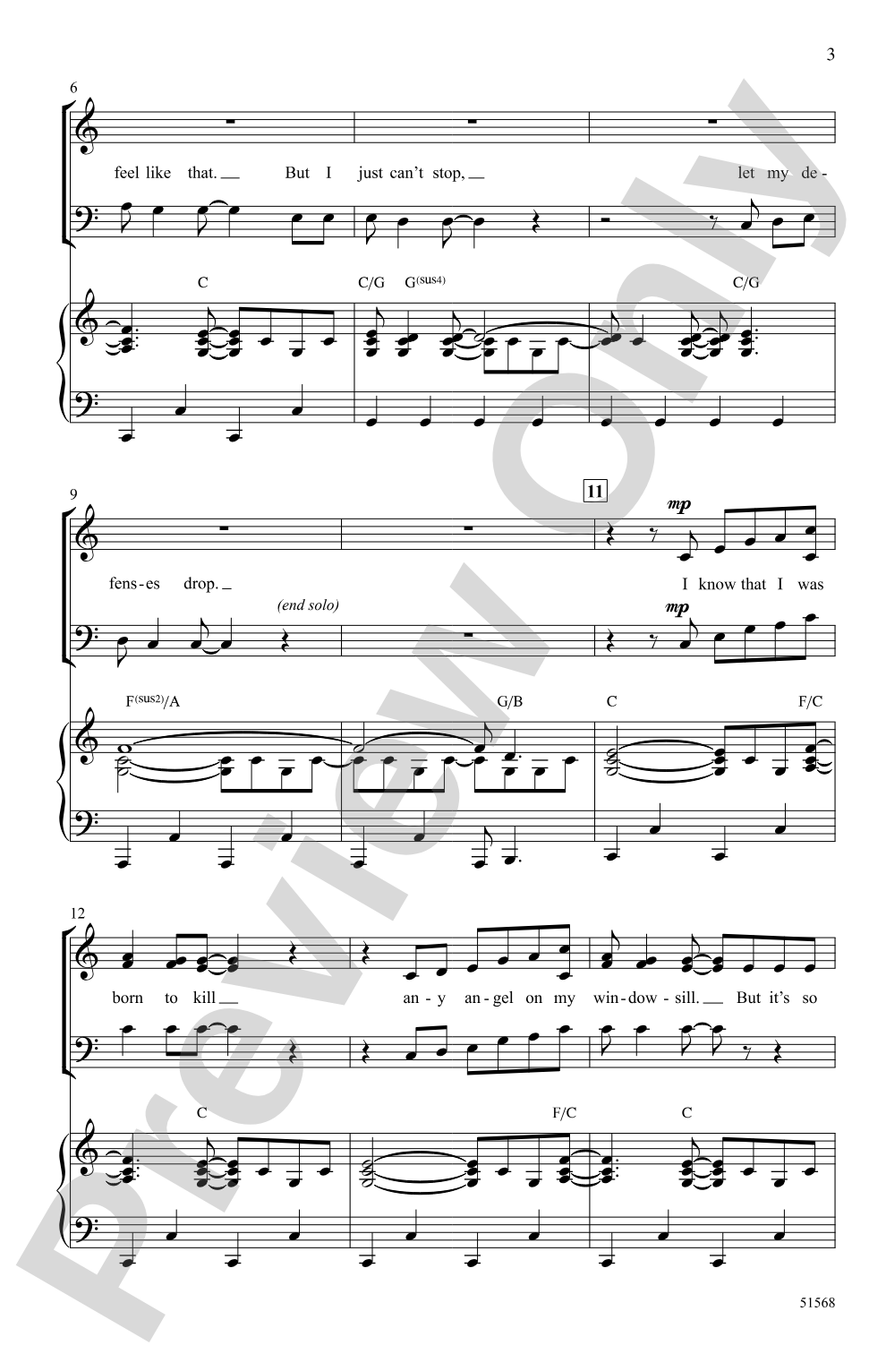 feelslikeimfallinginlove: SATB Choral Octavo